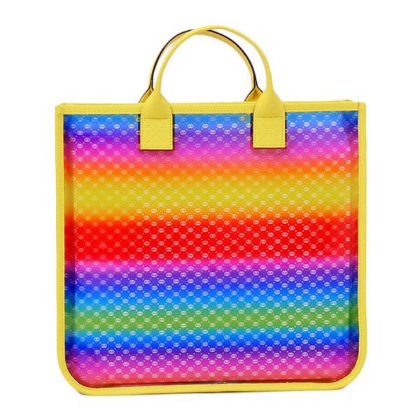 グッチ クリア バッグ ランドセル Ggビニール キッズ Gucci イエロー レインボー トートバッグ アウトレット テクスチャード 94jan 76