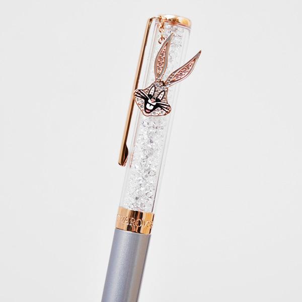 スワロフスキー Swarovski Crystalline Warner Bros バッグス バニー ボールペン グレー ローズゴールド 筆記具 ゆうパケット送料無料 ブランドジュエリー京都 通販 Yahoo ショッピング