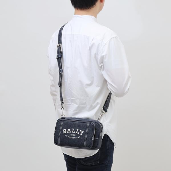 Bally バリー BALLY ナイロン×レザー デニム風 3WAY ショルダー