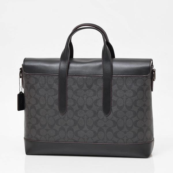 コーチ COACH アウトレット ハミルトン ポートフォリオ シグネチャー PVC×レザー 2WAY ビジネスバッグ ブリーフケース [メンズ