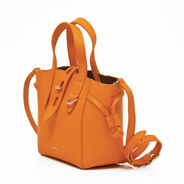 FURLA フルラ NET MINI TOTE レザー 2WAY ミニ トートバッグ FURLA フルラ NET MINI TOTE レザー 2WAY ミニ トートバッグ