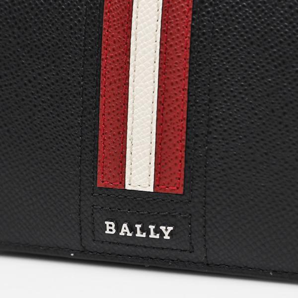 Bally バリー BALLY ストライプ レザー ウォレット 二つ折り 長 Bally バリー BALLY ストライプ レザー ウォレット 二つ折り 長
