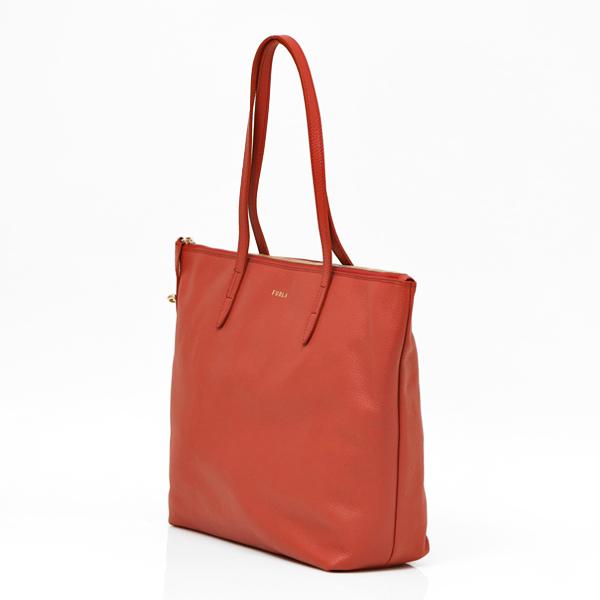 FURLA フルラ NET L TOTE レザー トートバッグ A4対応 ダーク FURLA フルラ NET L TOTE レザー トートバッグ A4対応 ダーク