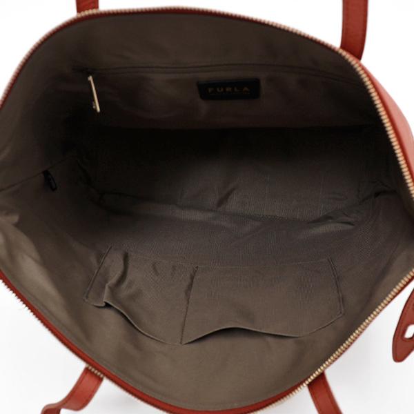 FURLA フルラ NET L TOTE レザー トートバッグ A4対応 ダーク FURLA フルラ NET L TOTE レザー トートバッグ A4対応 ダーク