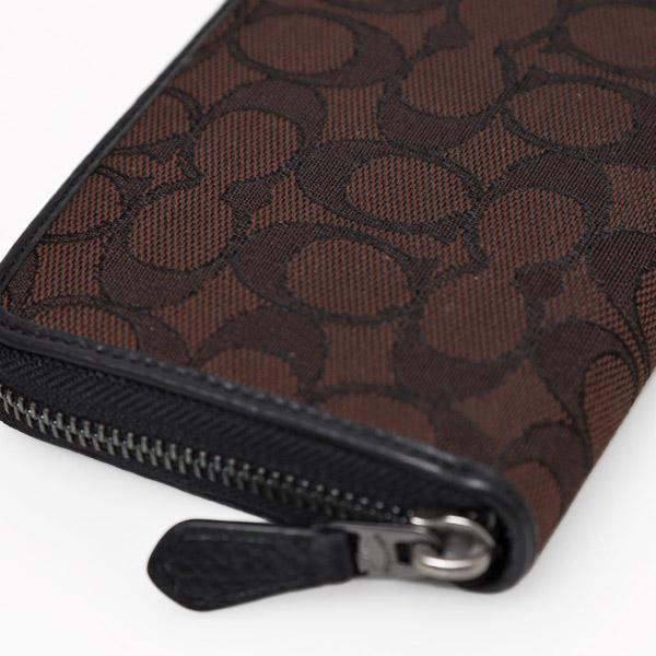 コーチ COACH アウトレット ウォレット シグネチャー ロゴ ラウンド