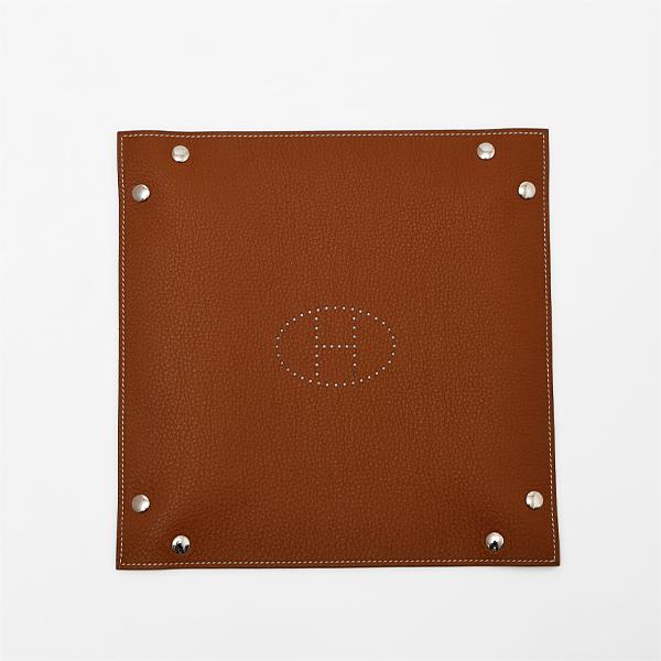 HERMES エルメス ヴィド・ポッシュ レザー 正方形 小物入れ HERMES エルメス ヴィド・ポッシュ レザー 正方形 小物入れ