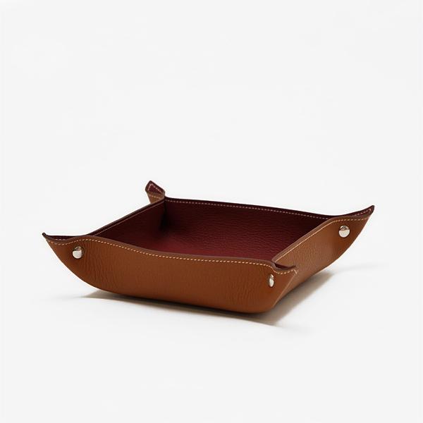 HERMES エルメス ヴィド・ポッシュ レザー 正方形 小物入れ HERMES エルメス ヴィド・ポッシュ レザー 正方形 小物入れ