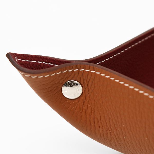 HERMES エルメス ヴィド・ポッシュ レザー 正方形 小物入れ HERMES エルメス ヴィド・ポッシュ レザー 正方形 小物入れ
