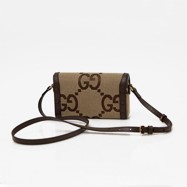 グッチ GUCCI ホースビット 1955 GGキャンバス×レザー ミニ ショルダー グッチ GUCCI ホースビット 1955 GGキャンバス×レザー ミニ ショルダー