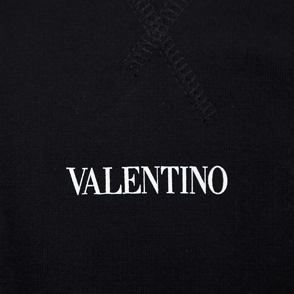 ヴァレンティノ バレンチノ VALENTINO コットン ロゴ入り 長袖 フード付 パーカー スウェット ブラック [メンズ][レディース] VV3MF14F73C 0NI NS10｜bjkyoto｜13