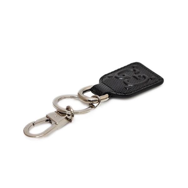 GUCCI グッチ GGエンボス レザー キーリング キーチェーン GUCCI グッチ GGエンボス レザー キーリング キーチェーン