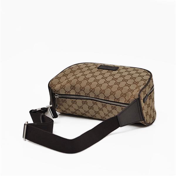 GUCCI グッチ アウトレット GGキャンバス×レザー ボディバッグ GUCCI グッチ アウトレット GGキャンバス×レザー ボディバッグ