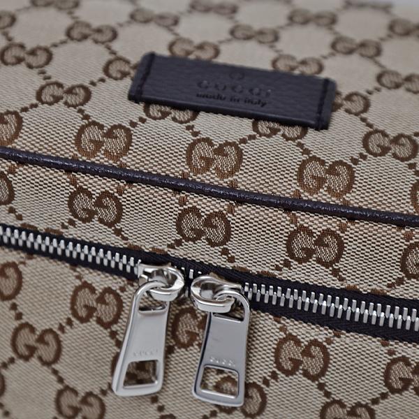 GUCCI グッチ アウトレット GGキャンバス×レザー ボディバッグ GUCCI グッチ アウトレット GGキャンバス×レザー ボディバッグ