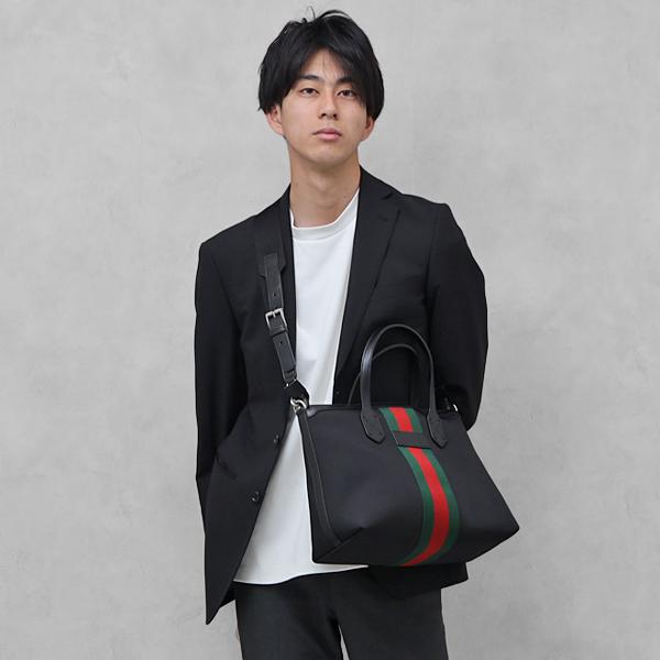 グッチ GUCCI アウトレット ウェブ テクノキャンバス×レザー 2WAY トートバッグ A4収納 ビジネスバッグ ブラック基調 [レディース][メンズ] 630923 KWT7N 1060｜bjkyoto｜08