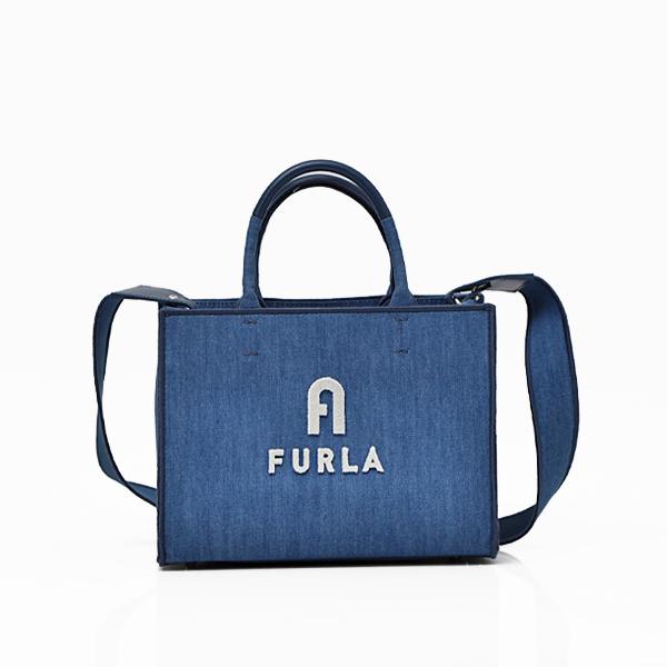 フルラ FURLA オポチュニティ 2WAY トートバッグ ショルダー ブルー 