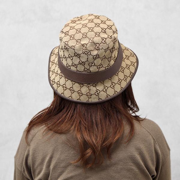 GUCCI グッチ GGキャンバス フェドラ ハット 帽子 ベージュ GUCCI グッチ GGキャンバス フェドラ ハット 帽子 ベージュ