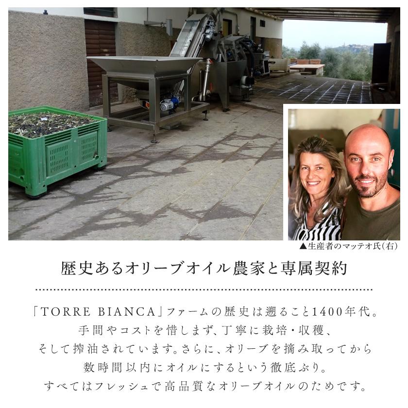 オリーブジャパン2021金賞 トッレビアンカ TORRE BIANCA ブレンド BLEND 5L イタリア産 エキストラバージンオリーブオイル 2022年秋収穫 [ガイアヴェルディ]｜bjkyoto｜09