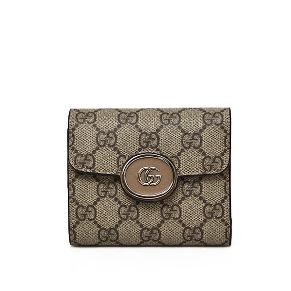 GUCCI（グッチ） プチGG PETITE GG GGスプリーム三つ折り 小銭入れ付き
