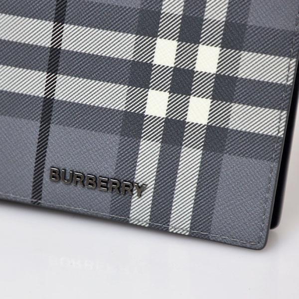BURBERRY バーバリー ポリウレタン×レザー 二つ折り財布 折財布 BURBERRY バーバリー ポリウレタン×レザー 二つ折り財布 折財布