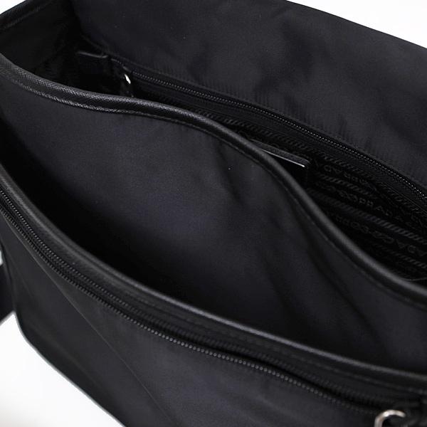 PRADA プラダ アウトレット TESSUTO+SAFFIANO ショルダーバッグ PRADA プラダ アウトレット TESSUTO+SAFFIANO ショルダーバッグ