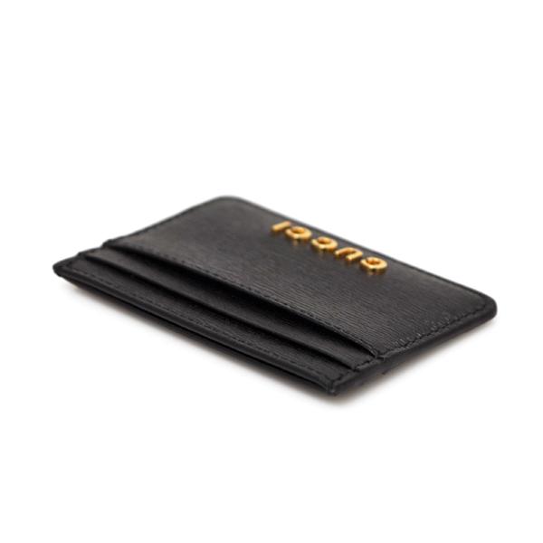 GUCCI グッチ レザー スクリプト カードケース 定期入れ パス GUCCI グッチ レザー スクリプト カードケース 定期入れ パス