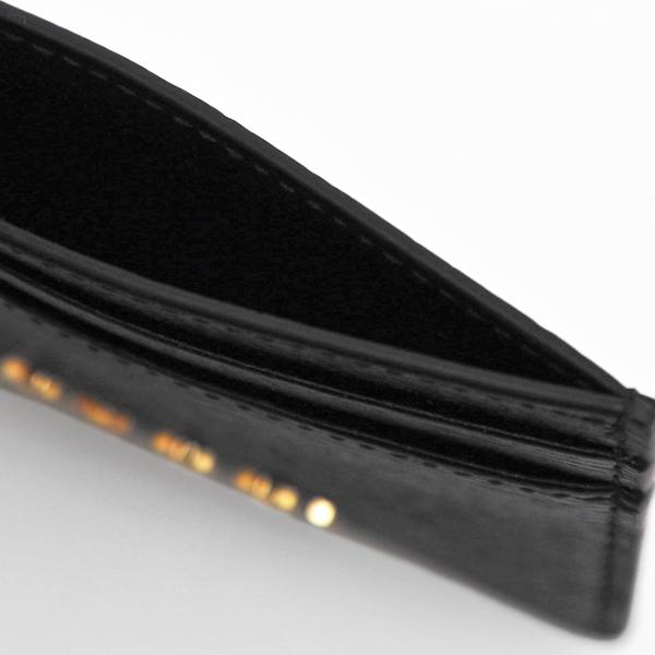 GUCCI グッチ レザー スクリプト カードケース 定期入れ パス GUCCI グッチ レザー スクリプト カードケース 定期入れ パス