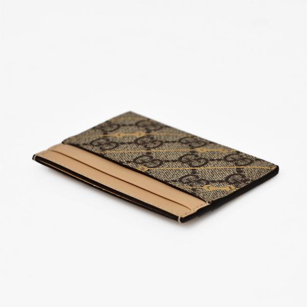 GUCCI グッチ GGスプリームホースビットプリント カードケース GUCCI グッチ GGスプリームホースビットプリント カードケース