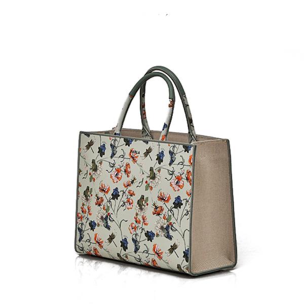 FURLA フルラ オポチュニティ L トートバッグ A4対応 花柄 FURLA フルラ オポチュニティ L トートバッグ A4対応 花柄