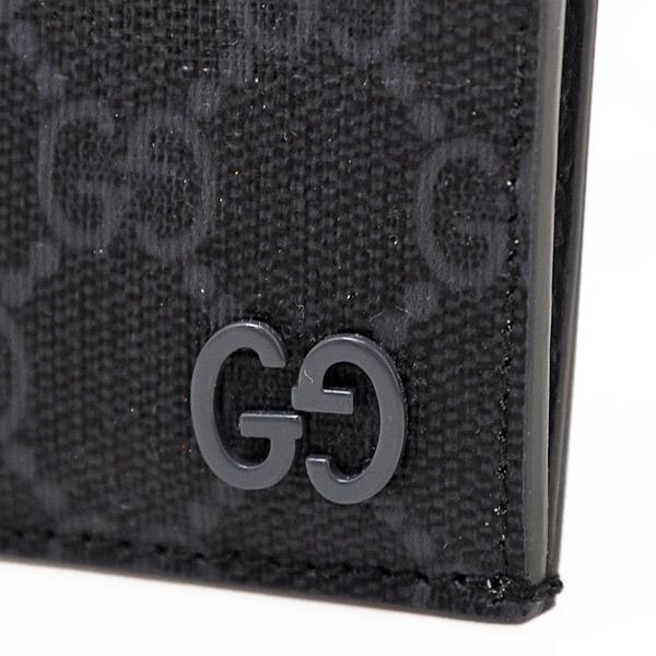 GUCCI（グッチ） GUCCI GGスプリームキャンバス×レザー 薄型 スリム