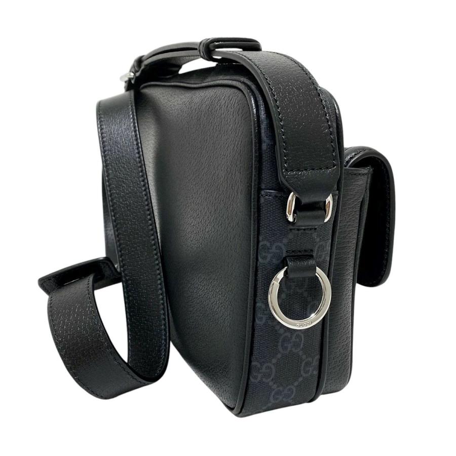 GUCCI グッチ GGスプリームキャンバス×レザー スモール クロス GUCCI グッチ GGスプリームキャンバス×レザー スモール クロス