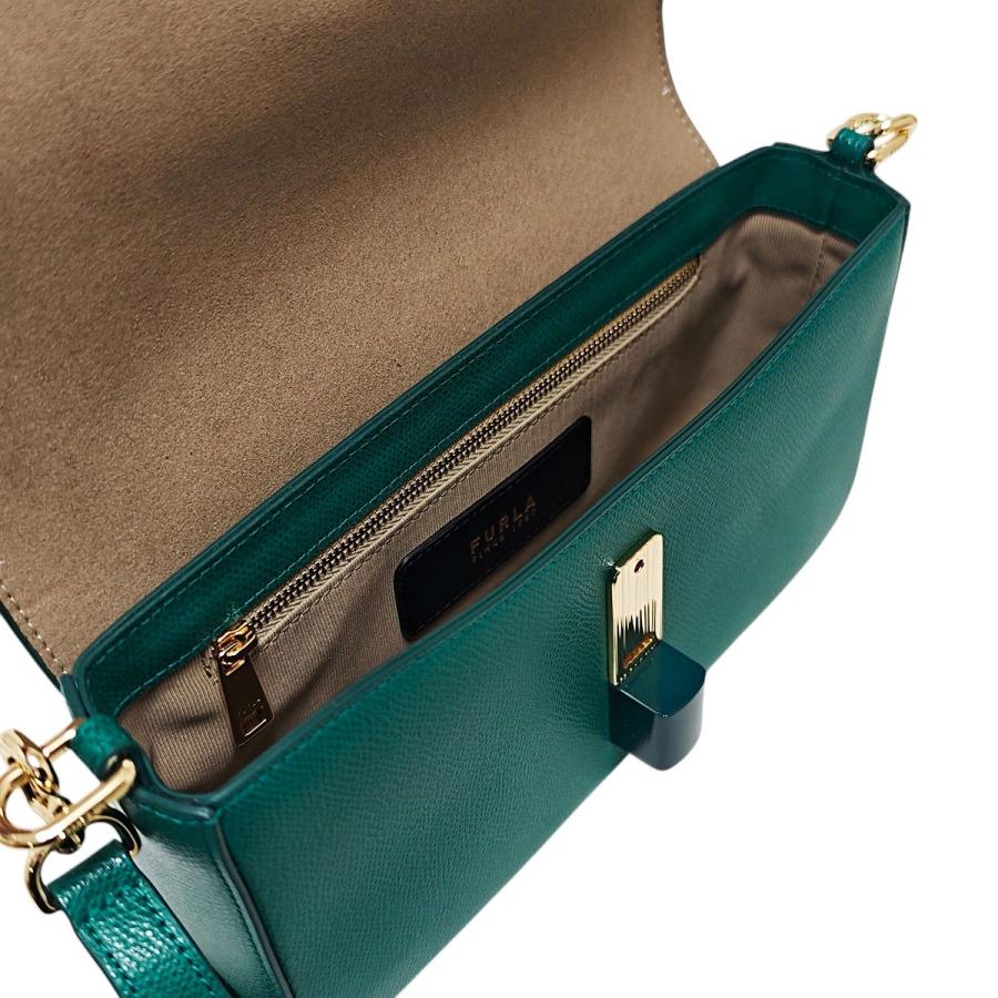 き*ん様 FURLA グリーンレザー ショルダーバッグ フルラ FURLA FURLA フルラ ショルダーバッグ WB00326 BX0053