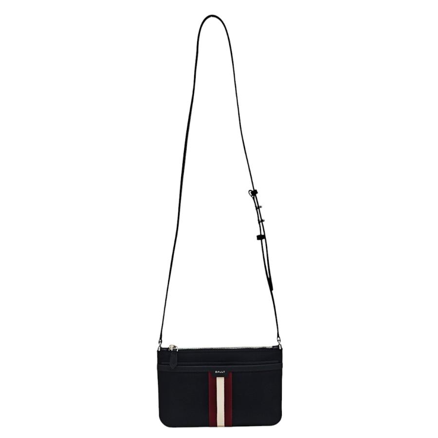 バリーレザーストライプ☆ショルダーバック☆値下げしました Bally（バリー） ショルダーバッグ MECOY メコイ メンズ レザー バリー