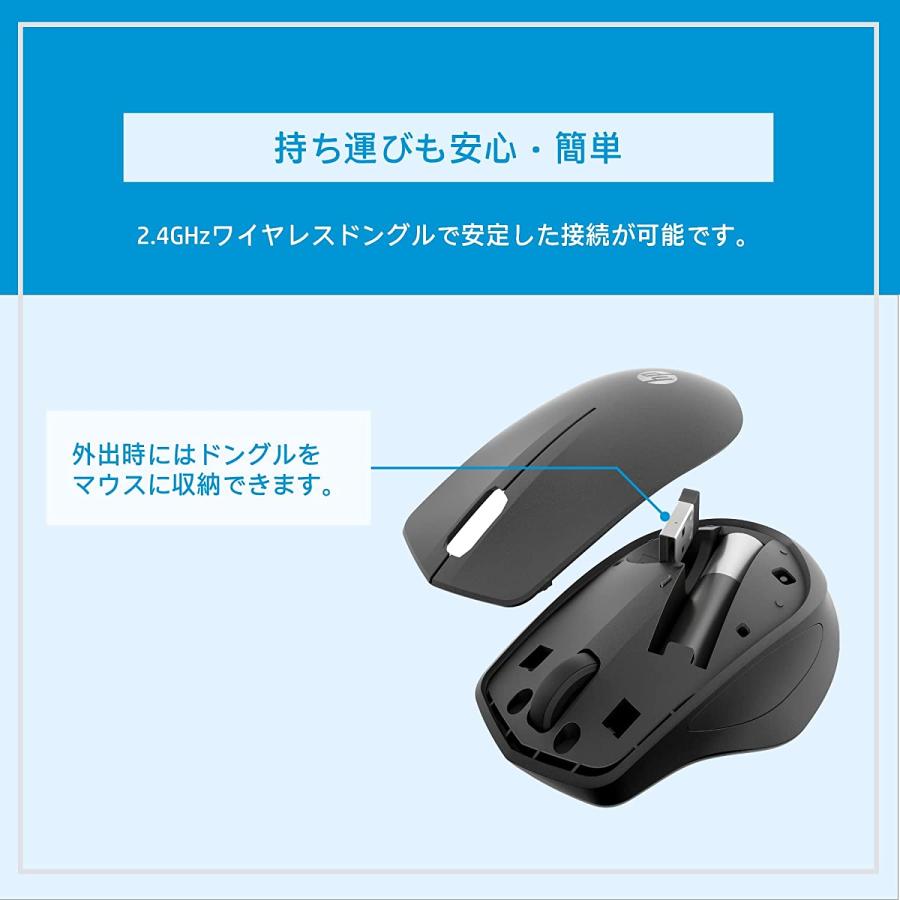 エイチピー HP マウス 静音 無線 ワイヤレス 280 ワイヤレスマウス