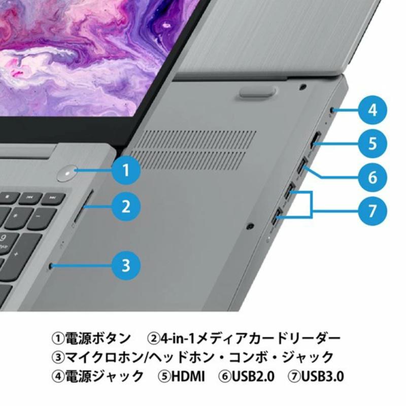 IdeaPad Slim Lenovo ノートパソコン 350 81W100YPJP 15.6型/AMD 3020e 