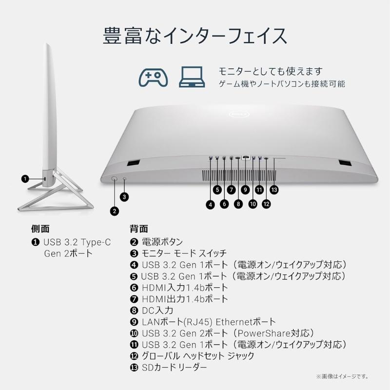 Inspiron 【展示品】 Dell デスクトップパソコン 24 AD67 23.8型FHD