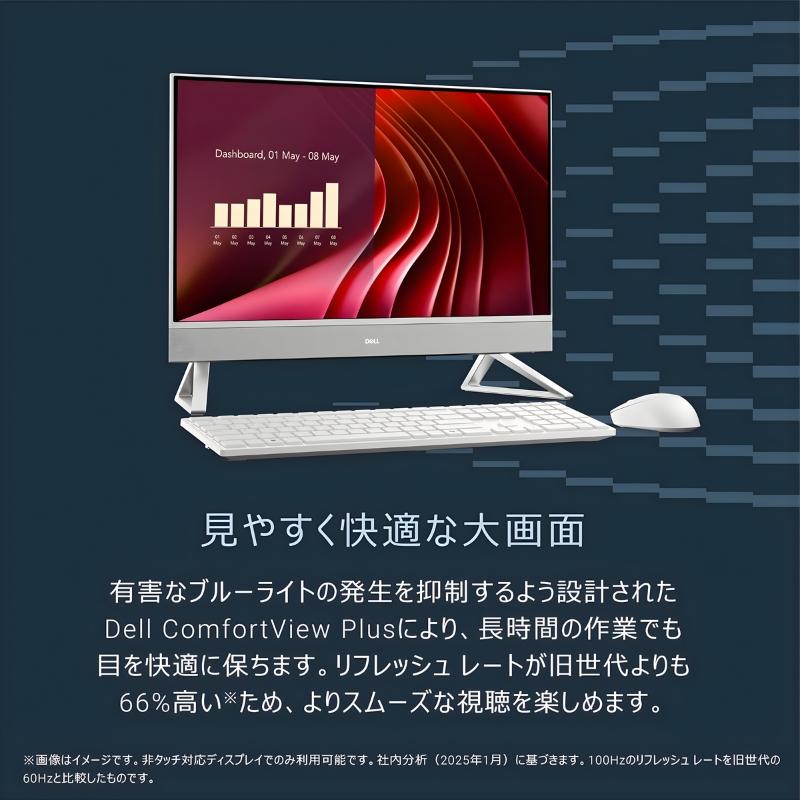 Inspiron 【展示品】 Dell デスクトップパソコン 24 AD67 23.8型FHD