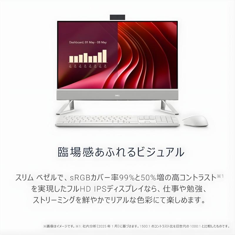 Inspiron 【展示品】 Dell デスクトップパソコン 24 AD67 23.8型FHD
