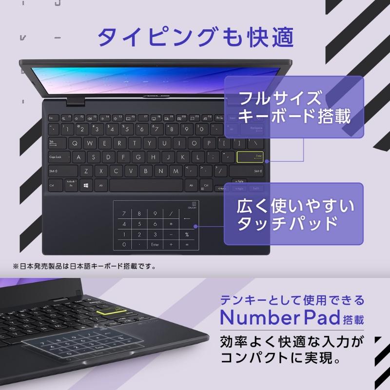 【ほぼ未使用】ASUS ノートPC 11.6型 E210KA 128gb 4gb ASUS Vivobook Go 12 E210KA (E210KA-N441BWS)｜ASUS公式オンライン