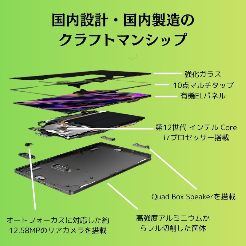 富士通 FUJITSU ノートパソコン タブレットPC FMV LOOX 75/G FMVL75 13.3型/ Core i5/ メモリ 8GB/ SSD 256GB/ Windows 11/ Office付き/ シルバー 【展示品】の画像