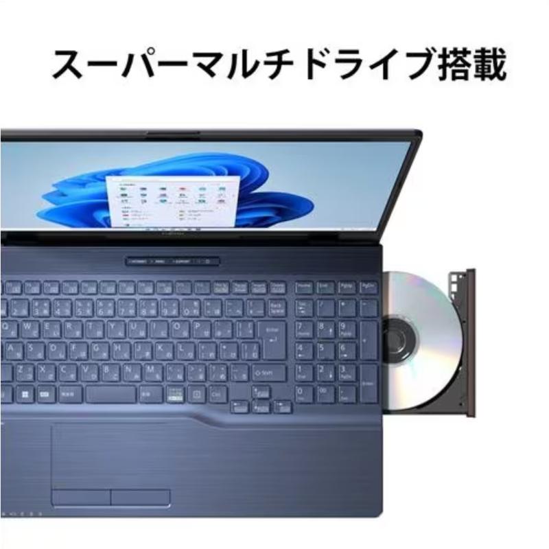 【展示品】 富士通 FUJITSU ノートパソコン FMV LIFEBOOK AH480/J 15.6型/ Ryzen 7/ メモリ 16GB/ SSD 256GB/ Windows 11/ Office付き/ Webカメラ/ Copilotキーの画像
