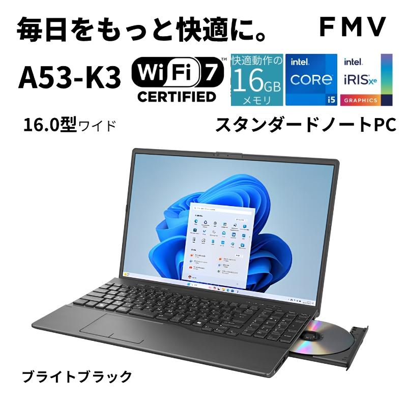 FMV 【新品】 富士通 FUJITSU ノートパソコン Note Aシリーズ A53-K3