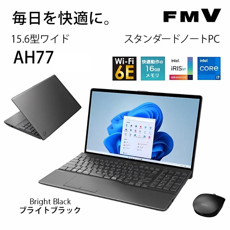 【美品】⭐️富士通 パソコン FMV LIFEBOOK AH77/W パソコン FMV LIFEBOOK AH77/W FMVA77WW [プレミアムホワイト]の製品画像