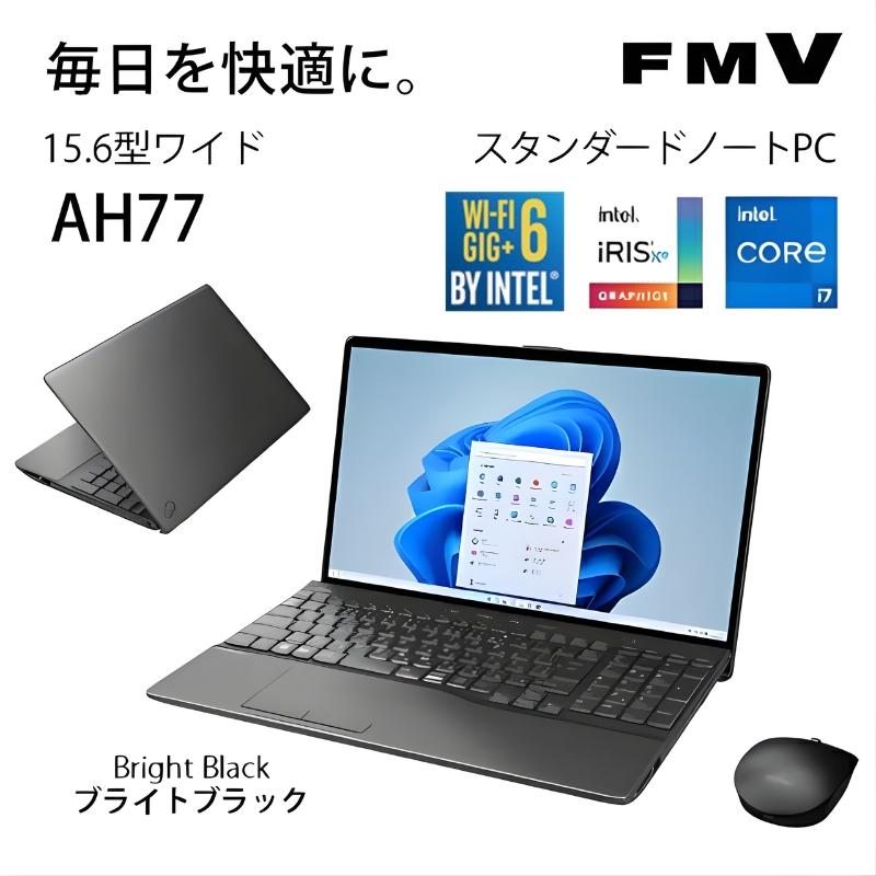 ノートパソコン 15.6インチ メモリ8GB SSD256GB core i7 富士通LIFEBOOK AH77/D Windows11  LIFEBOOK AH 【展示品】 富士通 FUJITSU ノートパソコン FMV AH77 15.6