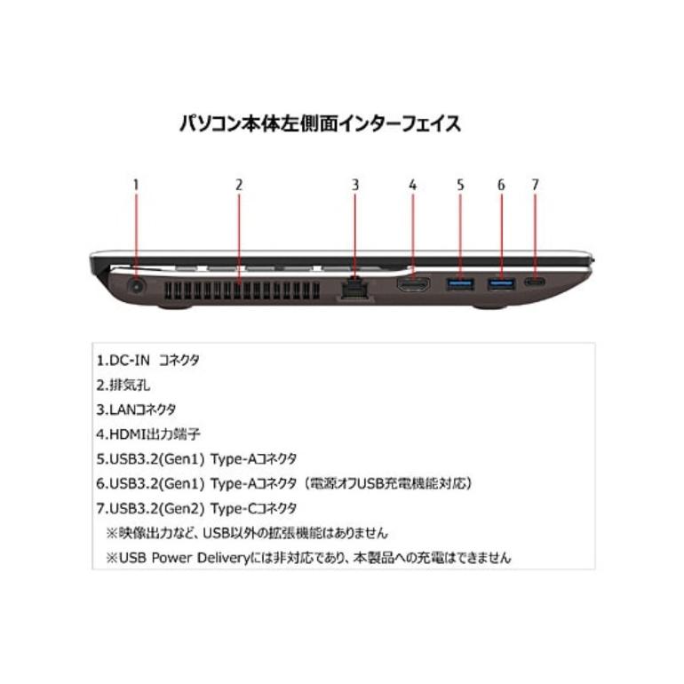 LIFEBOOK AH 富士通 FUJITSU ノートパソコン FMV AH77/E3 FMVA77E3L