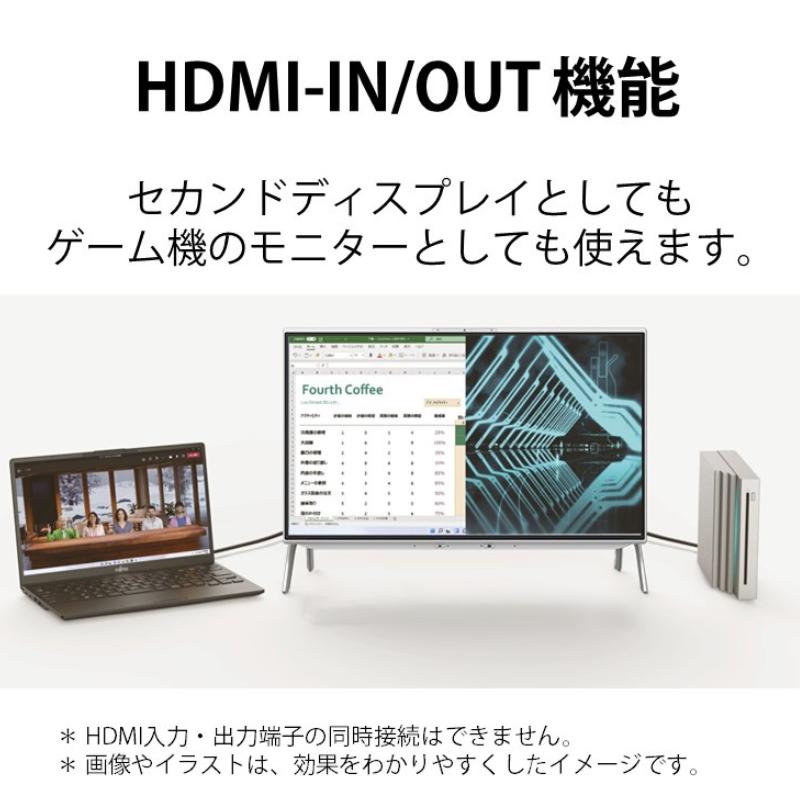 FMV-ESPRIMO 富士通 FUJITSU デスクトップPC FMV ESPRIMO FH60/H3 23.8 