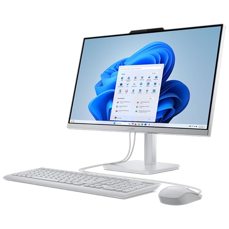 【新品】 Lenovo レノボ 一体型 デスクトップPC IdeaCentre A100 23.8型 Intel N100/ メモリ 16GB/ SSD 512GB/ Windows 11/ 2024 Office付き/ Webカメラ/ グレーの画像