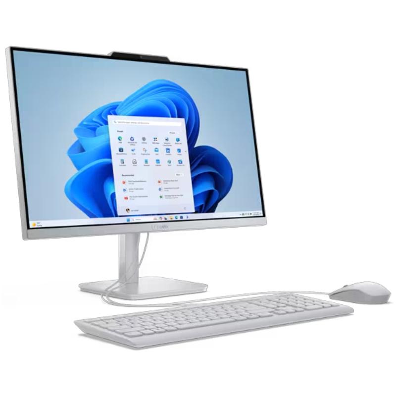 【新品】 Lenovo レノボ 一体型 デスクトップPC IdeaCentre A100 23.8型 Intel N100/ メモリ 16GB/ SSD 512GB/ Windows 11/ 2024 Office付き/ Webカメラ/ グレーの画像