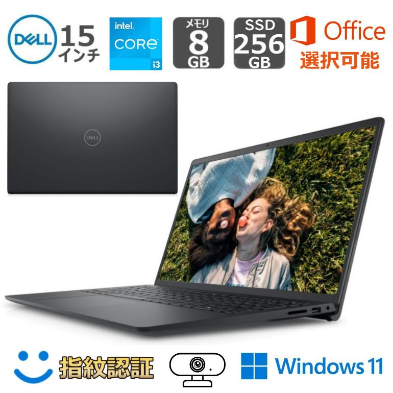 DELL デル ノートパソコン Inspiron    .6型FHD/ 第世代Core iU /  メモリ8GB/ SSDGB/ Win  / Office付き/ カーボンブラック 新品 : inspiron i3 bk  :