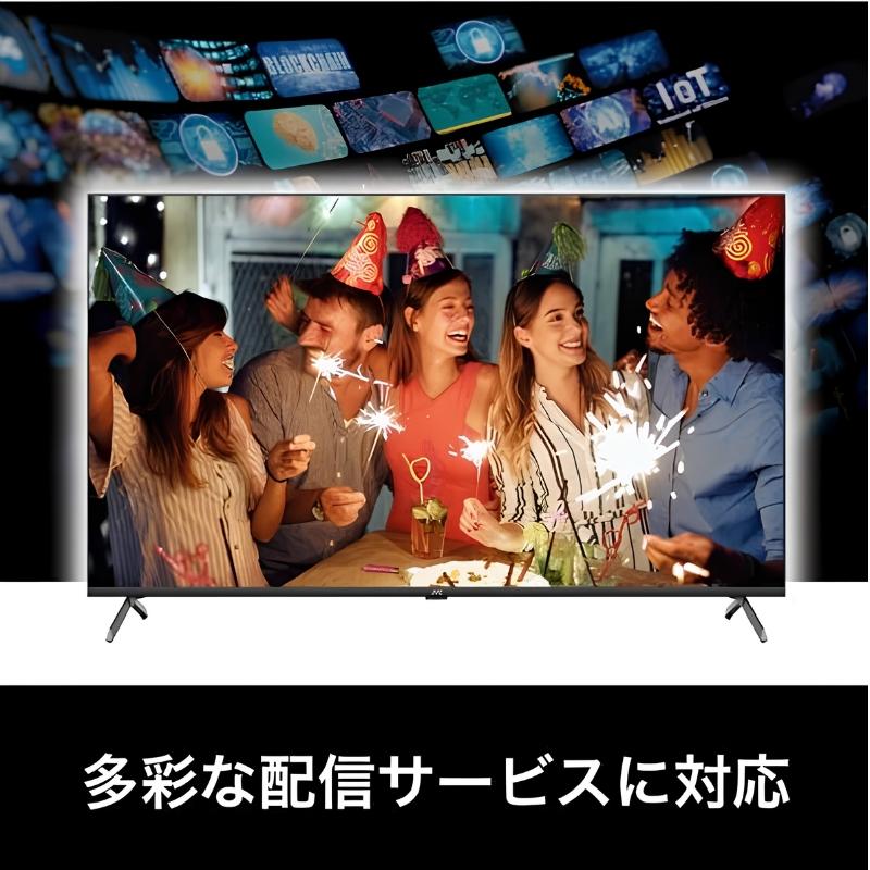 JVC 【未開封未使用】 43 V型(インチ) 4Kチューナーレステレビ Google