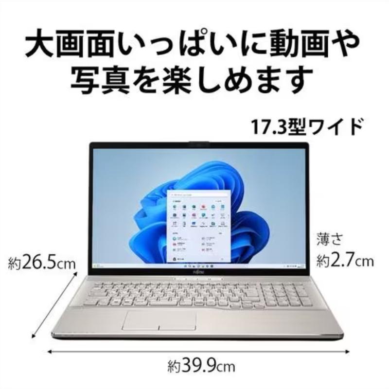 富士通 LIFEBOOK NH/Ryzen7/16GB/SSD512GB/美品 LIFEBOOK NH 富士通 FUJITSU ノートパソコン FMV NH77/H 17.3型